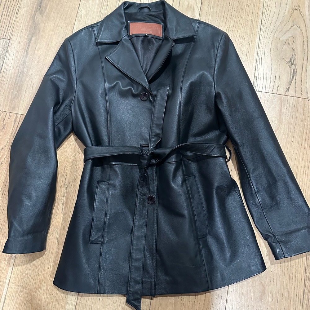 Street Leathers Vintage 90s/Y2K Black Leather jacket